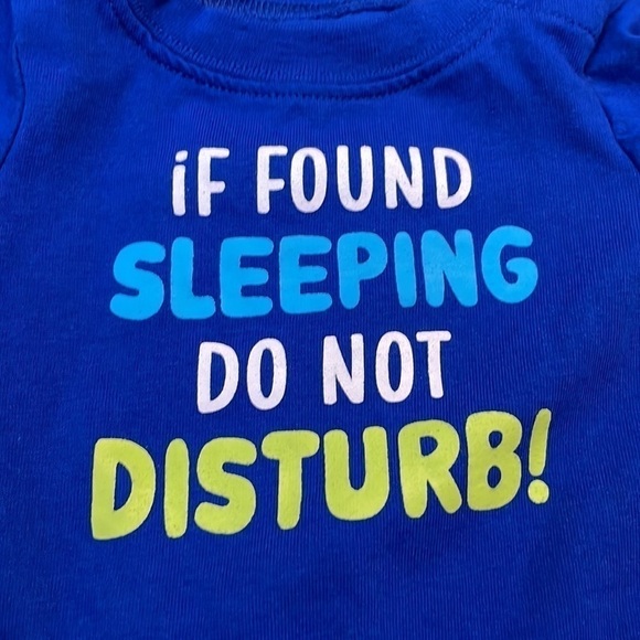 Bright blue Garanimals onesie. EUC. O-3 months - Picture 2 of 6